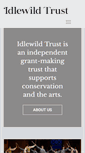 Mobile Screenshot of idlewildtrust.org.uk